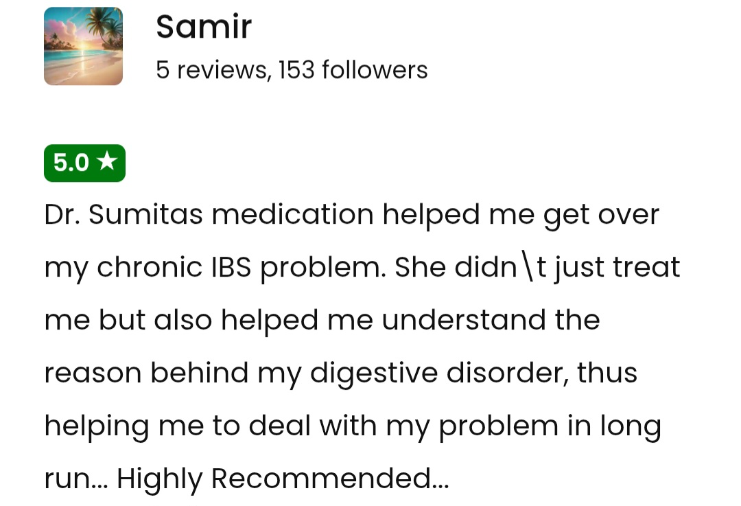 Got over chronic IBS